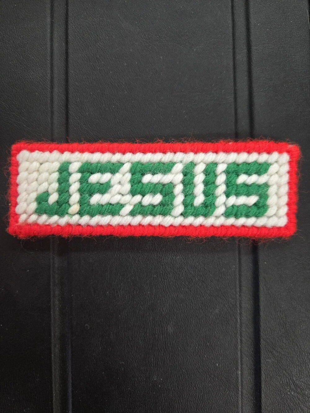 Vintage Handmade  'JESUS' Stick-on